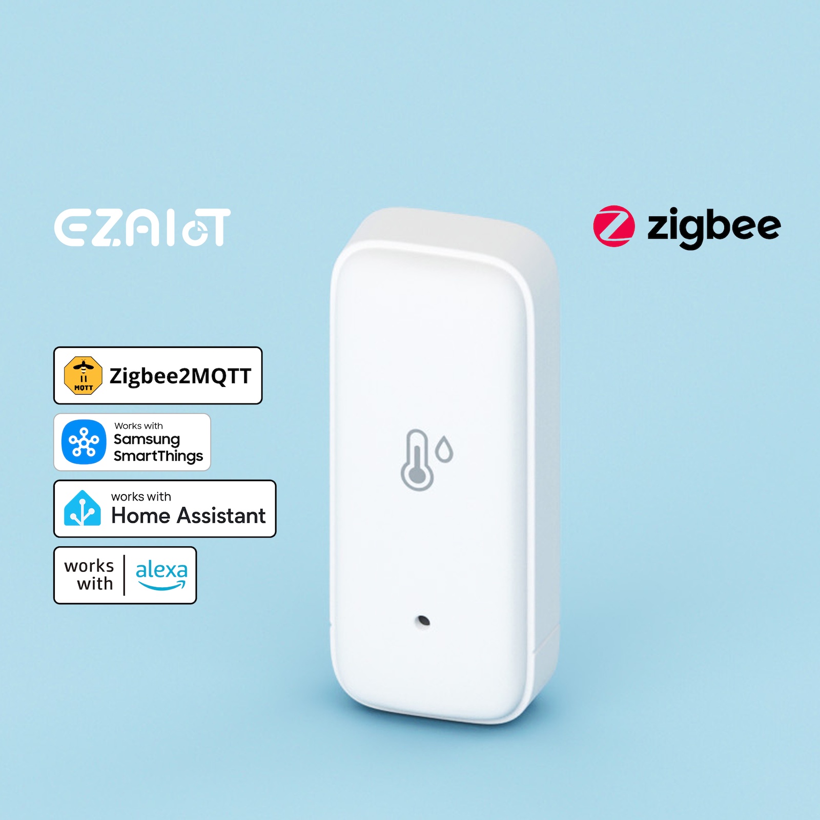 Home Cinema Alexa - Tuya Smart Zigbee 3.0 Temperature Humidity