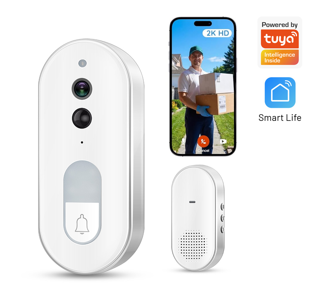 Home Cinema Alexa - Tuya Smart Video Doorbell Wireless 1080P