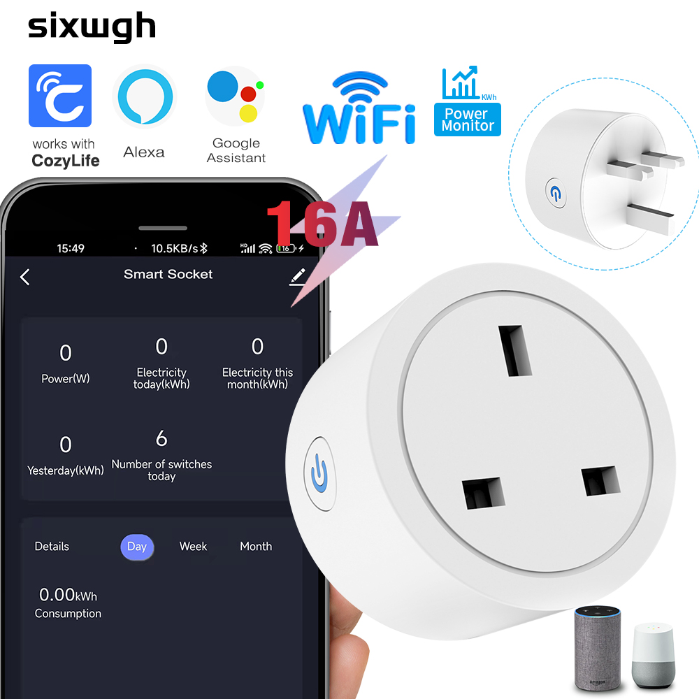 Home Cinema Alexa - WiFi Smart Socket 16A UK Plug