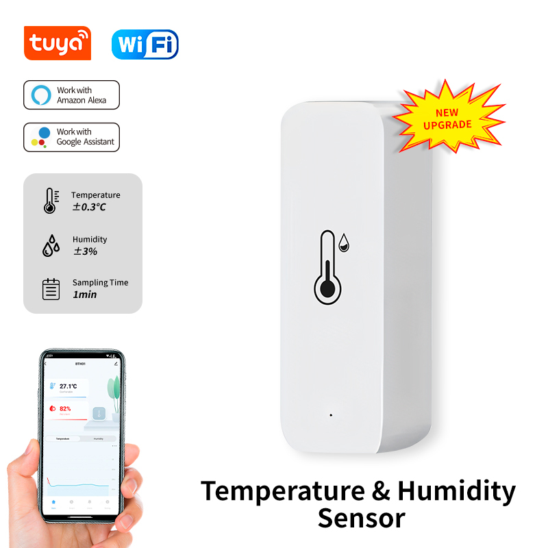 Home Cinema Alexa - Tuya WiFi Temperature and Humidity Sensor