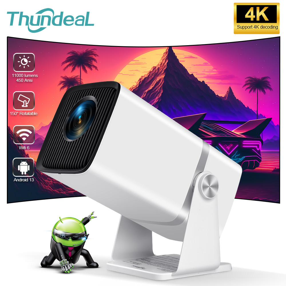 Video Home Cinema - ThundeaL Mini HD Projector TD80W PK