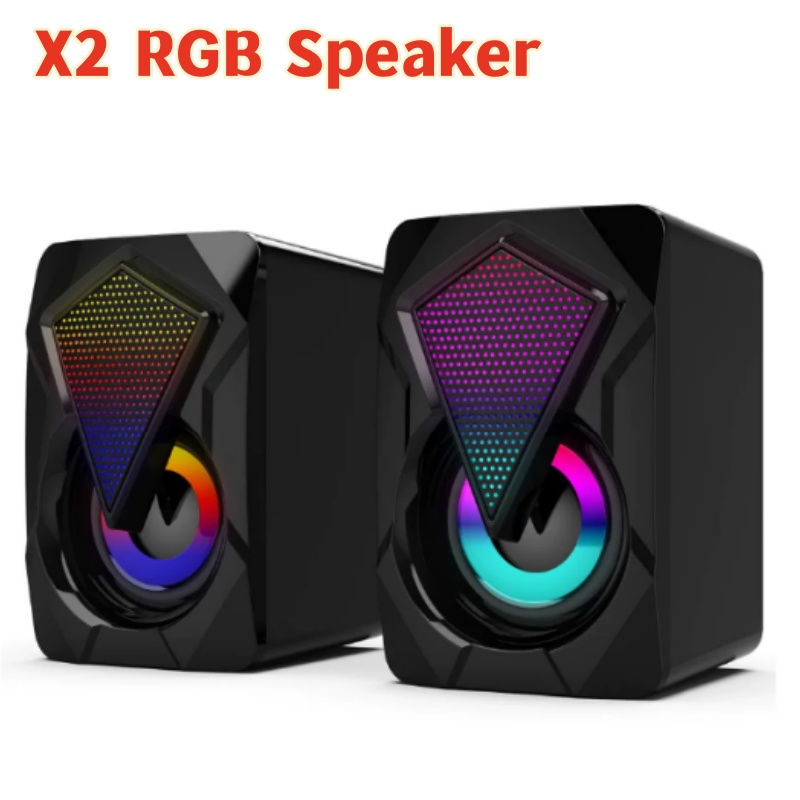 Home Cinema Subwoofer - X2 Mini Multimedia Desktop Computer Speakers