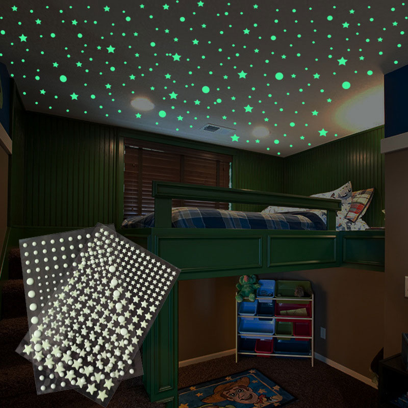Home Cinema Room - 202 Cái/bộ 3D Bong Bóng Sáng