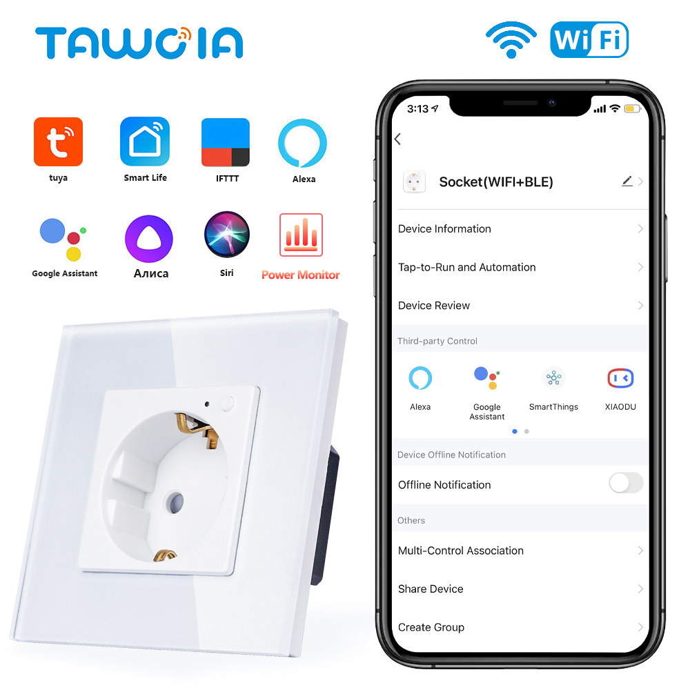 Home Cinema Alexa - TAWOIA Wifi Ổ Điện Tiêu Chuẩn