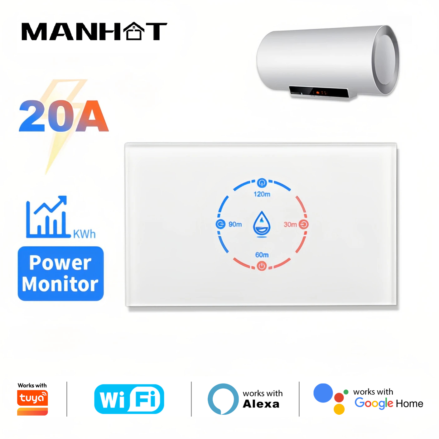 Home Cinema Alexa - Smart WiFi Boiler Switch with Energy