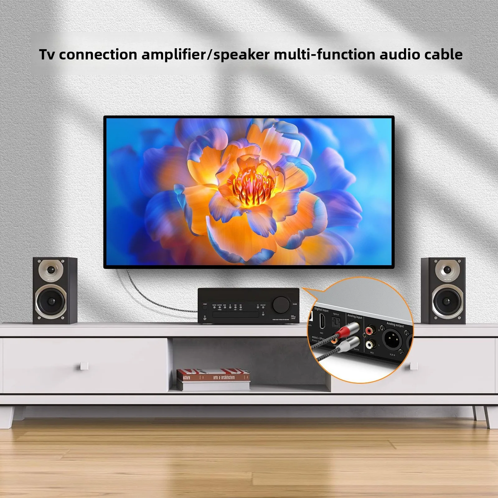 Double RCA Audio Cable, 2 Pair - đánh giá và giá Home Cinema Subwoofer