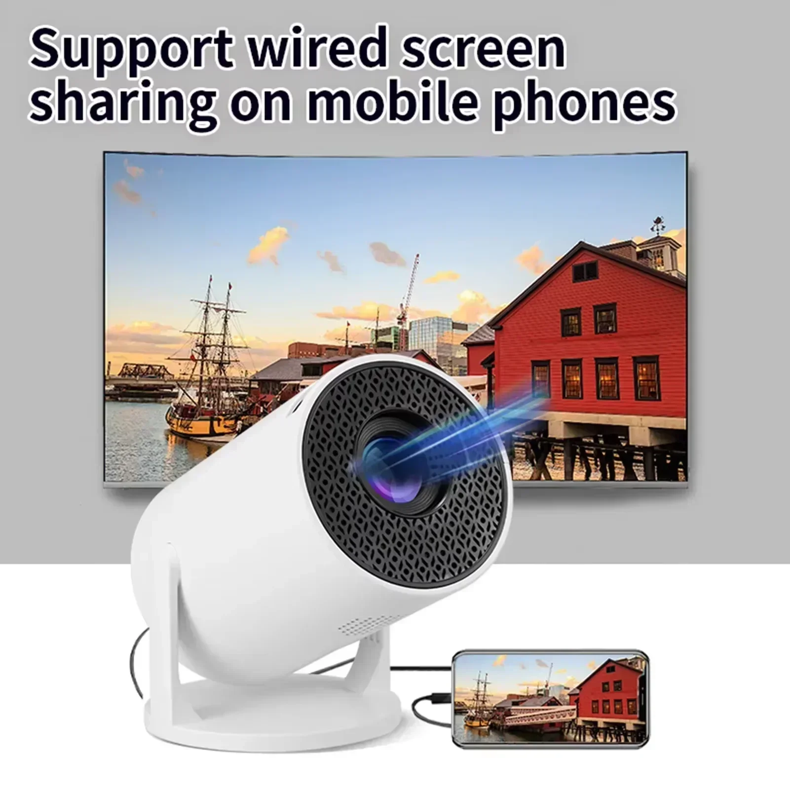 New SmartProjector Mini HY300  - đánh giá và giá Video Home Cinema