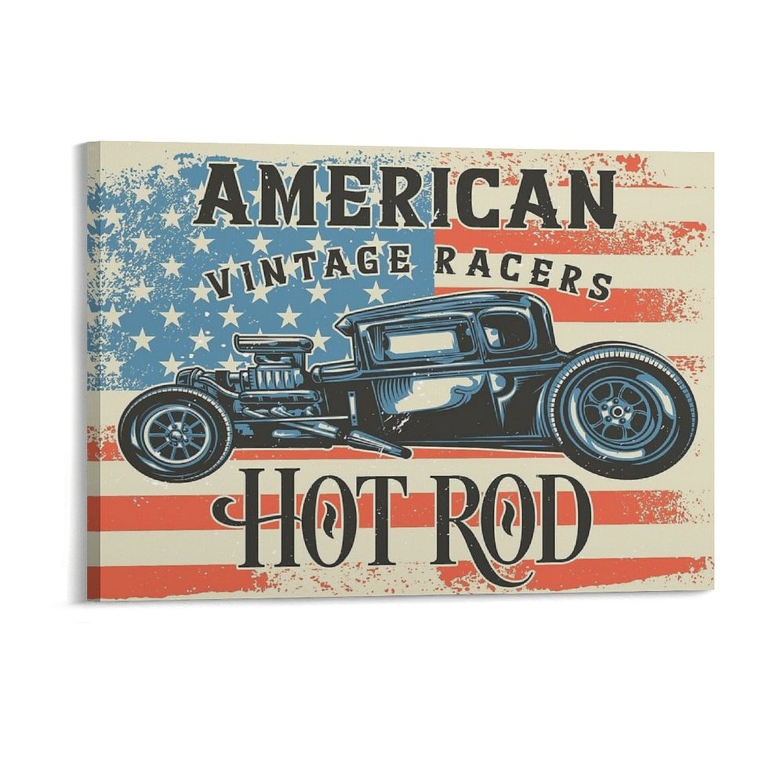 American Hot Rod Canvas Painti - đánh giá và giá Home Cinema Design