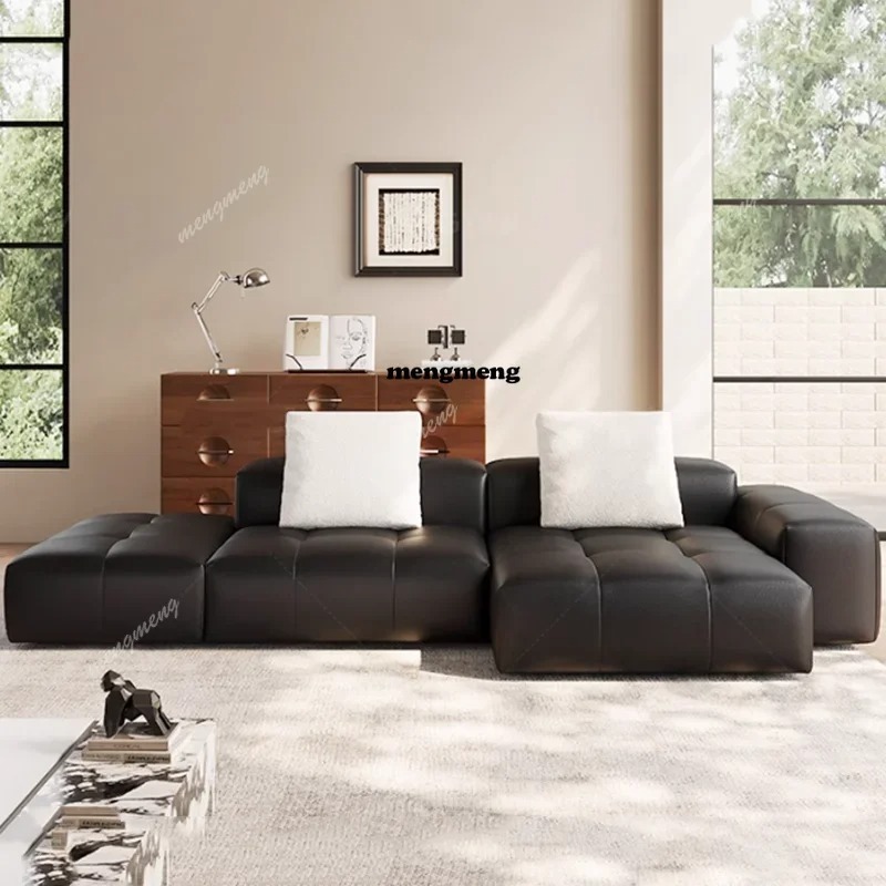 Nordic Leather Compressed Sofa - đánh giá và giá Home Cinema Room Design