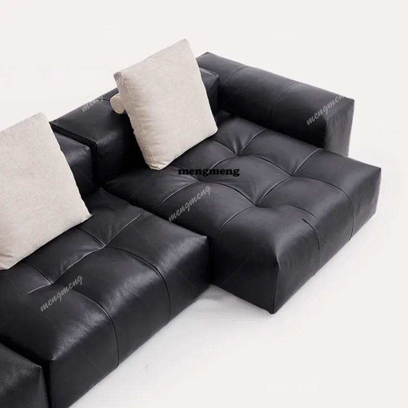 Nordic Leather Compressed Sofa - đánh giá và giá Home Cinema Room Design