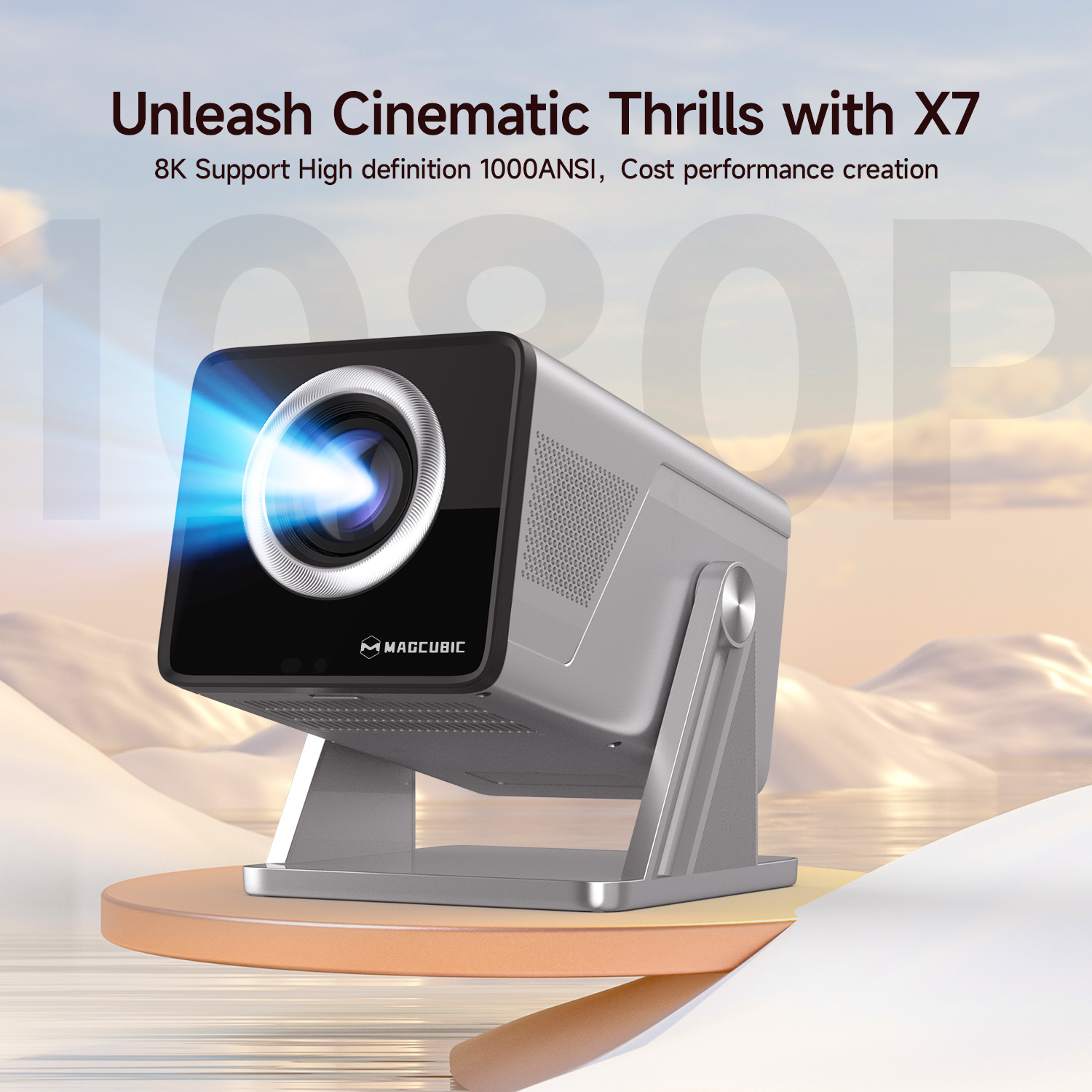 Magcubic 8K HD 1080P 1000ANSI  - đánh giá và giá Video Home Cinema