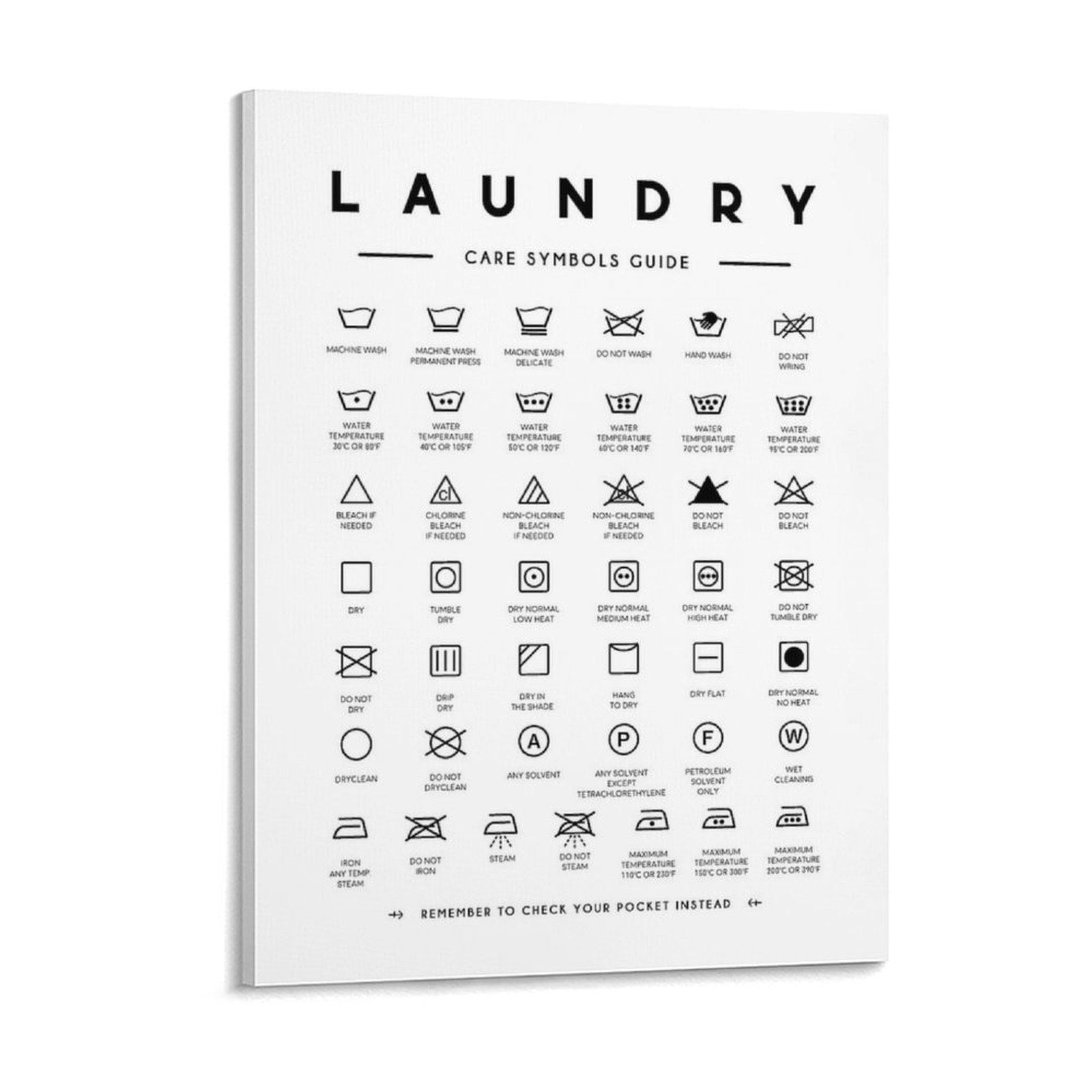 Laundry Symbols Guide Care For - đánh giá và giá Home Cinema Guide