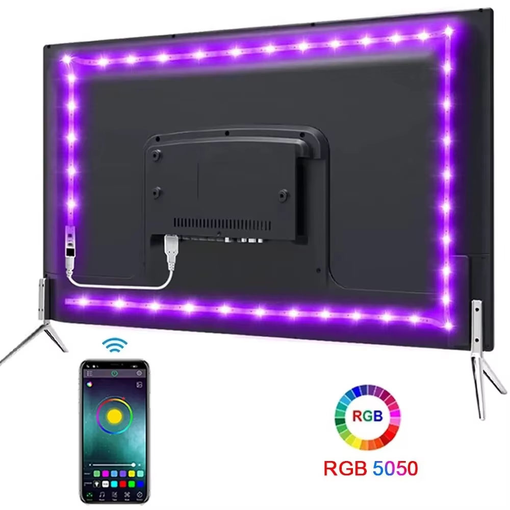 USB Led Strip Lights DC 5V RGB - đánh giá và giá Ambient Light Strip Tv