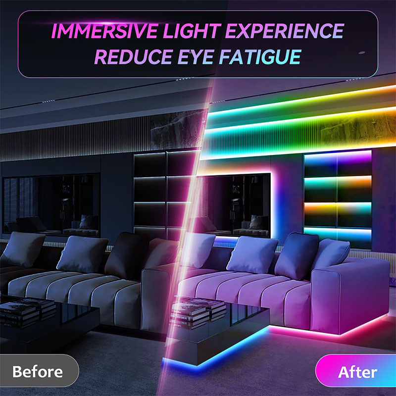 USB RGB LED Strip SMD3535 With - đánh giá và giá Ambient Light Strip Tv
