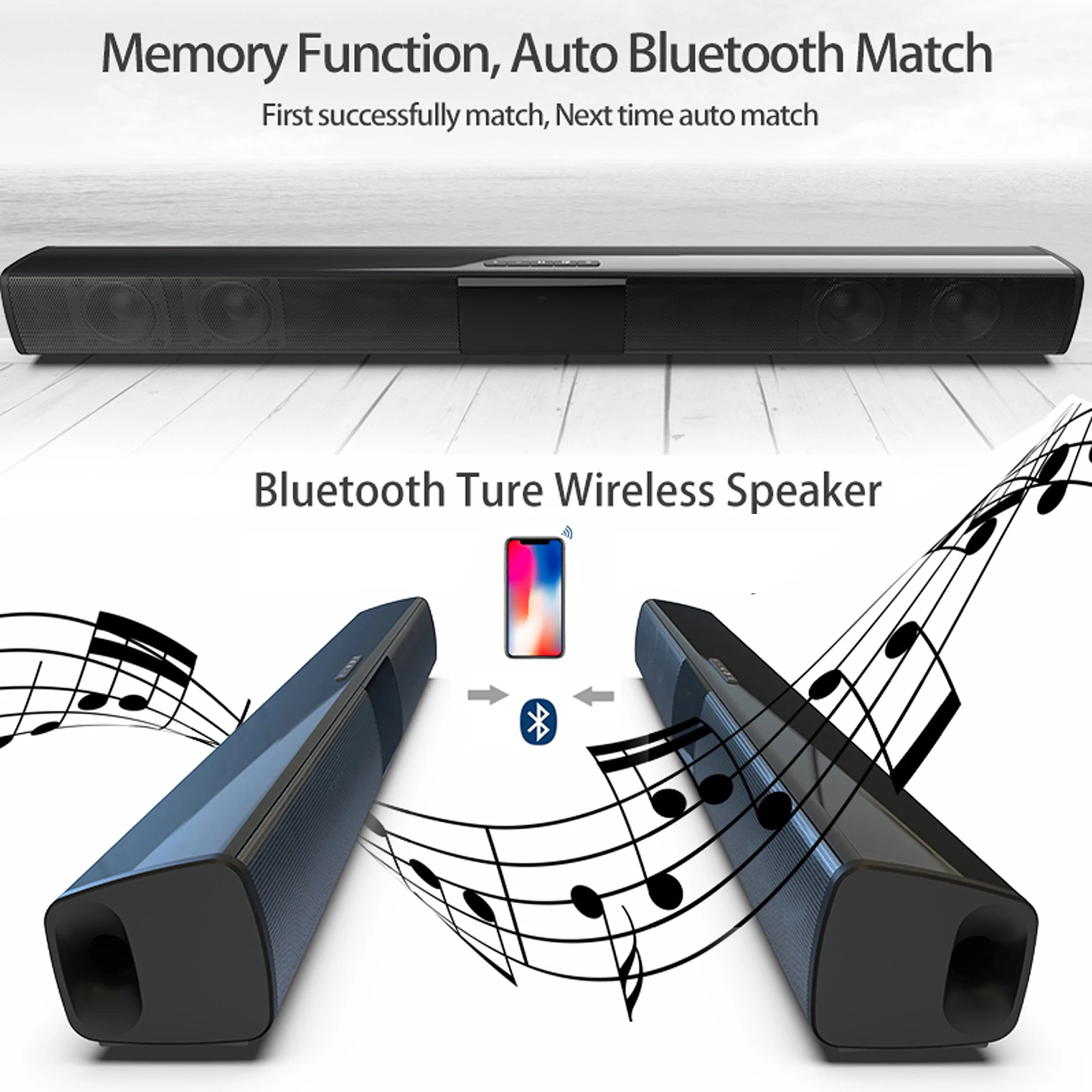 40W High Power Soundbar for TV - đánh giá và giá Home Cinema Subwoofer