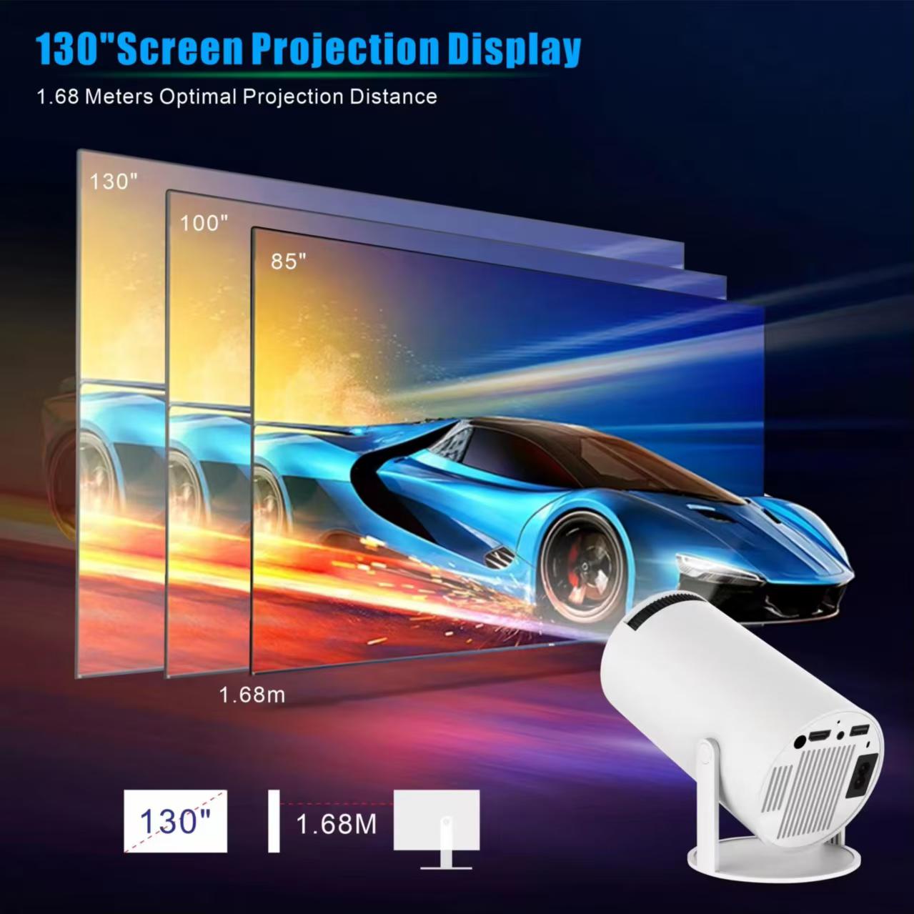 Mini HY300 Portable Projector  - đánh giá và giá Video Home Cinema