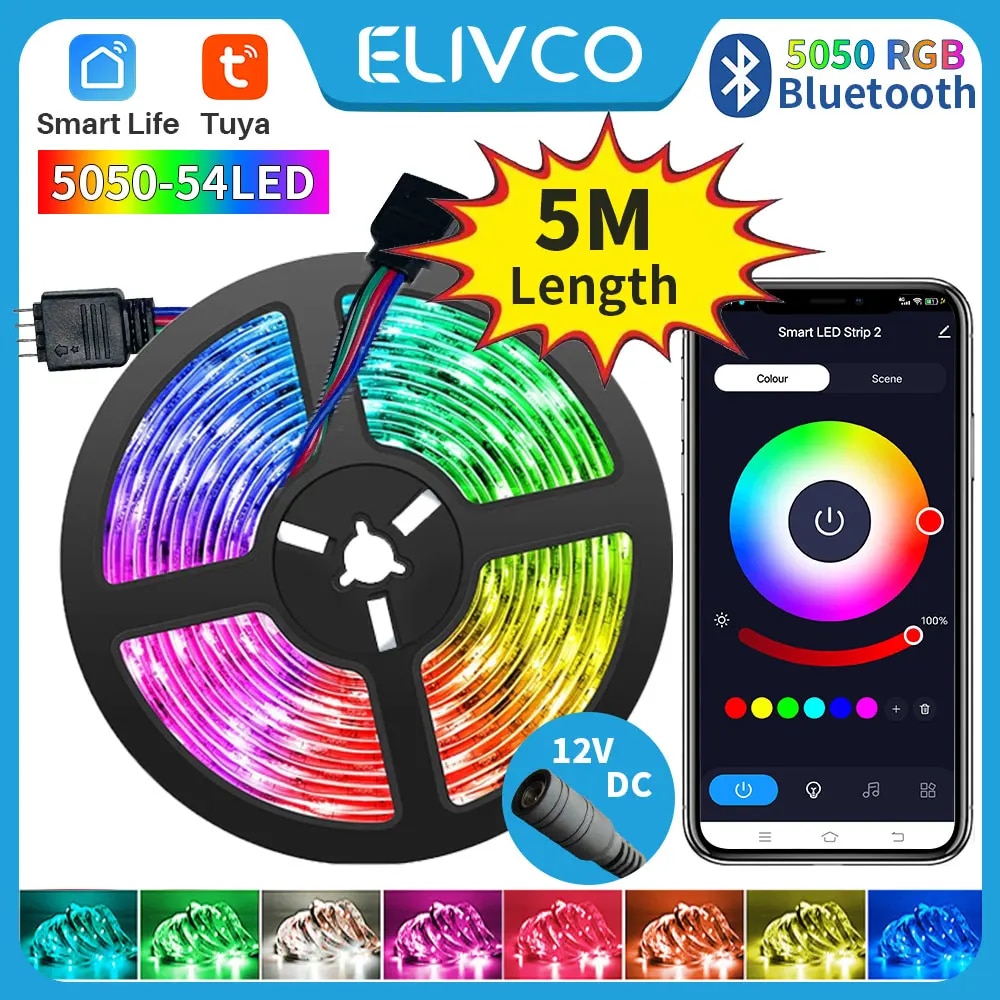 Tuya Smart Life LED Light Stri - đánh giá và giá Ambient Light Strip Tv