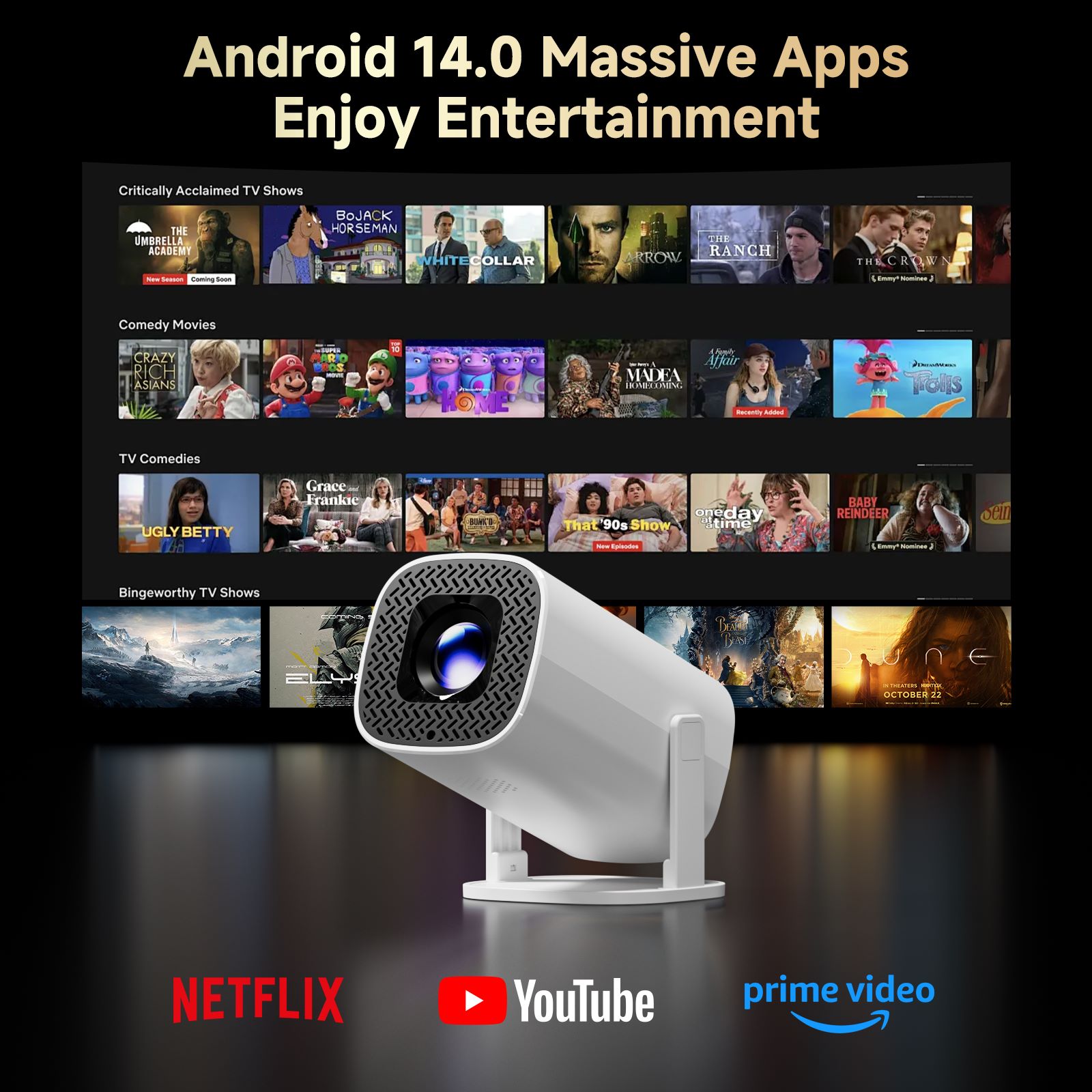 P30 PRO Smart Mini Projector A - đánh giá và giá Video Home Cinema