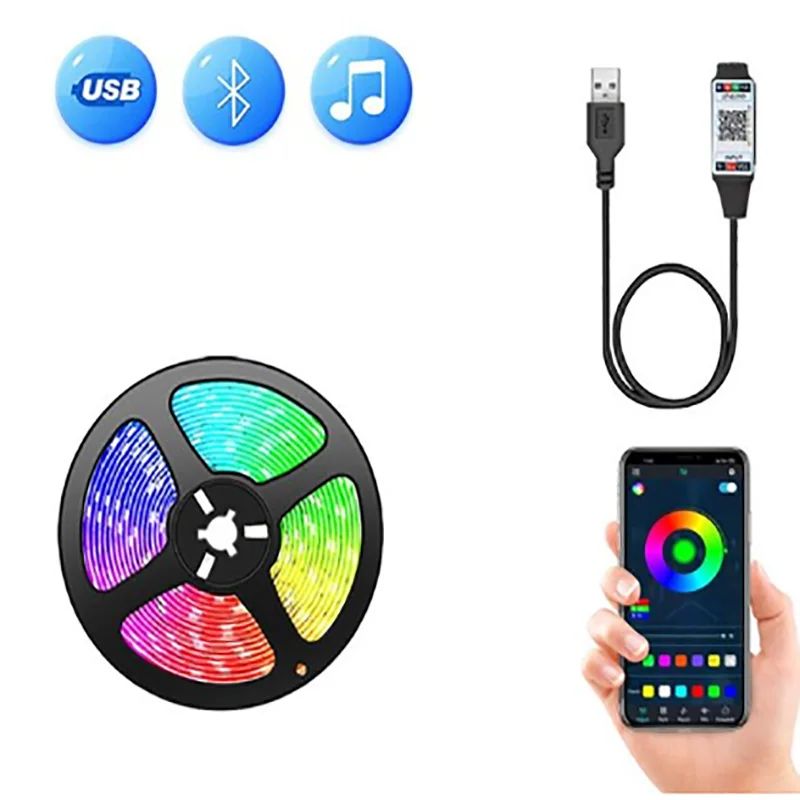 RGB Led Strip Light Bluetooth  - đánh giá và giá Ambient Light Strip Tv