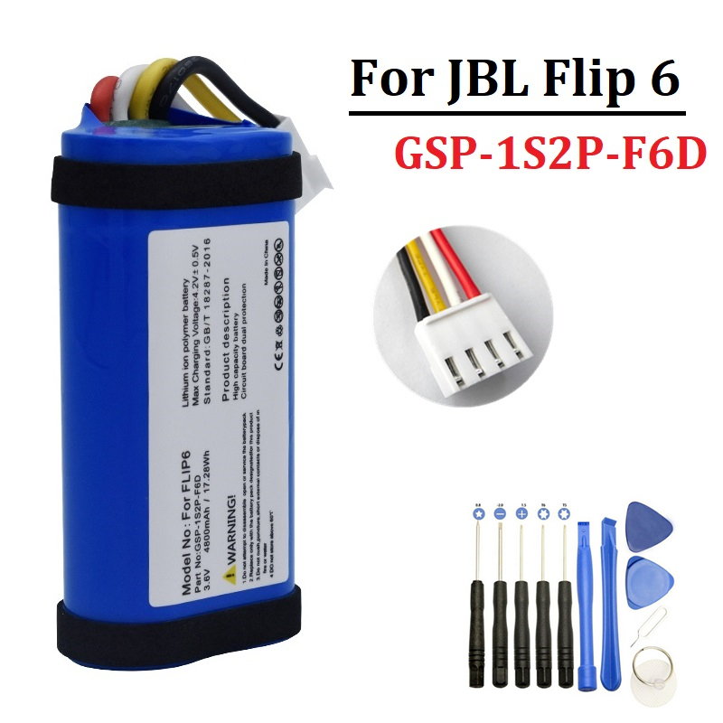 4800mAh Battery For JBL Flip 6 - đánh giá và giá Jbl Speaker Flip 6