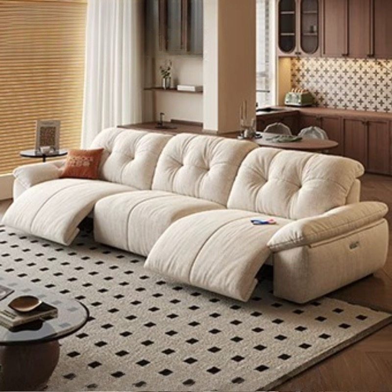White Modern Sofa Electric Pow - đánh giá và giá Home Cinema Room Design