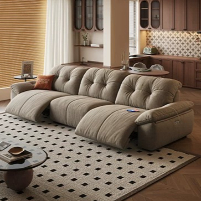 White Modern Sofa Electric Pow - đánh giá và giá Home Cinema Room Design